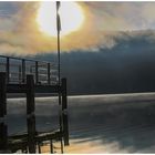 Titisee Steg bei Sonnenaufgang