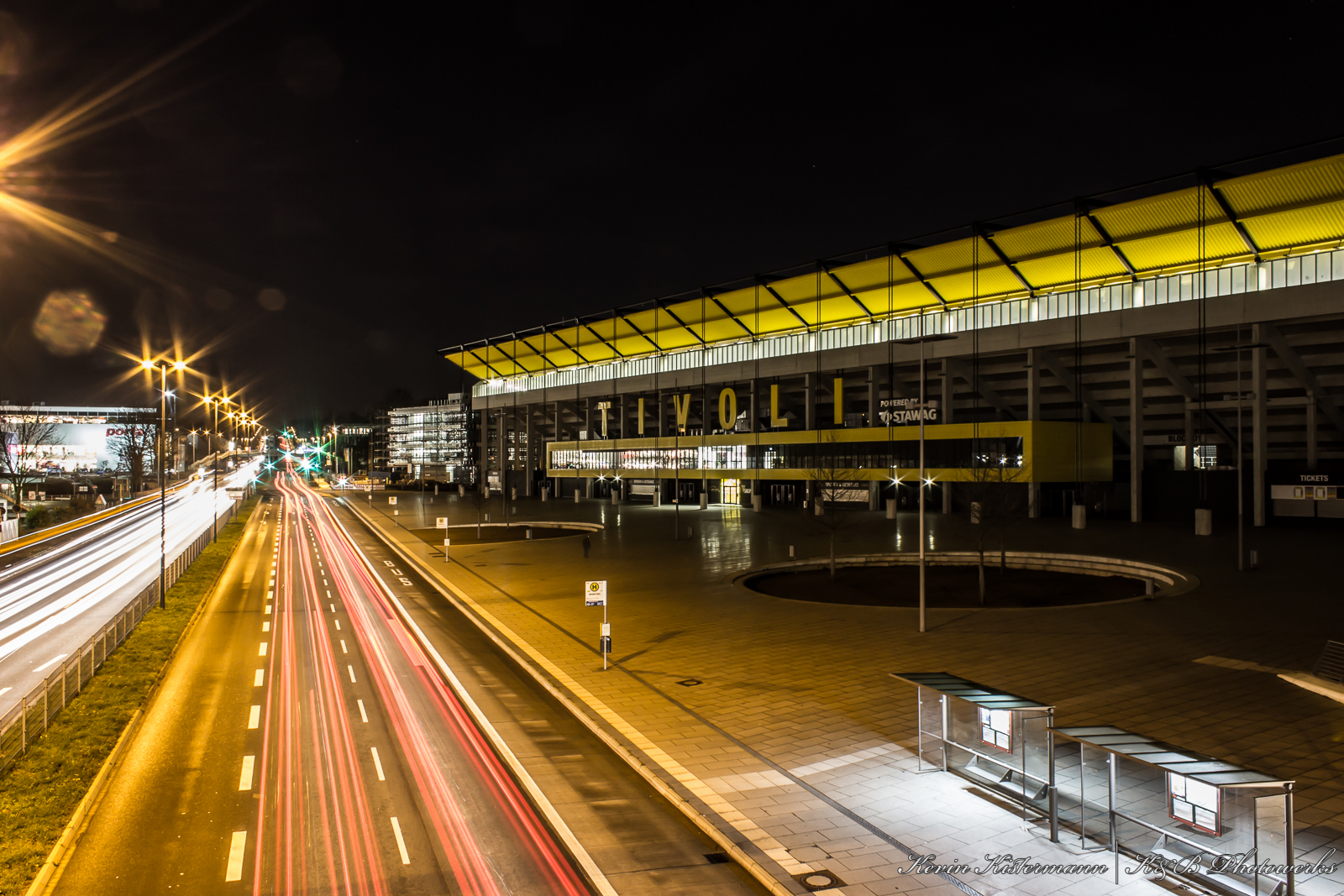 Tivoli bei Nacht