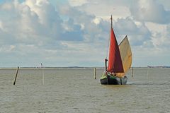 Tjalk vor Neuharlingersiel