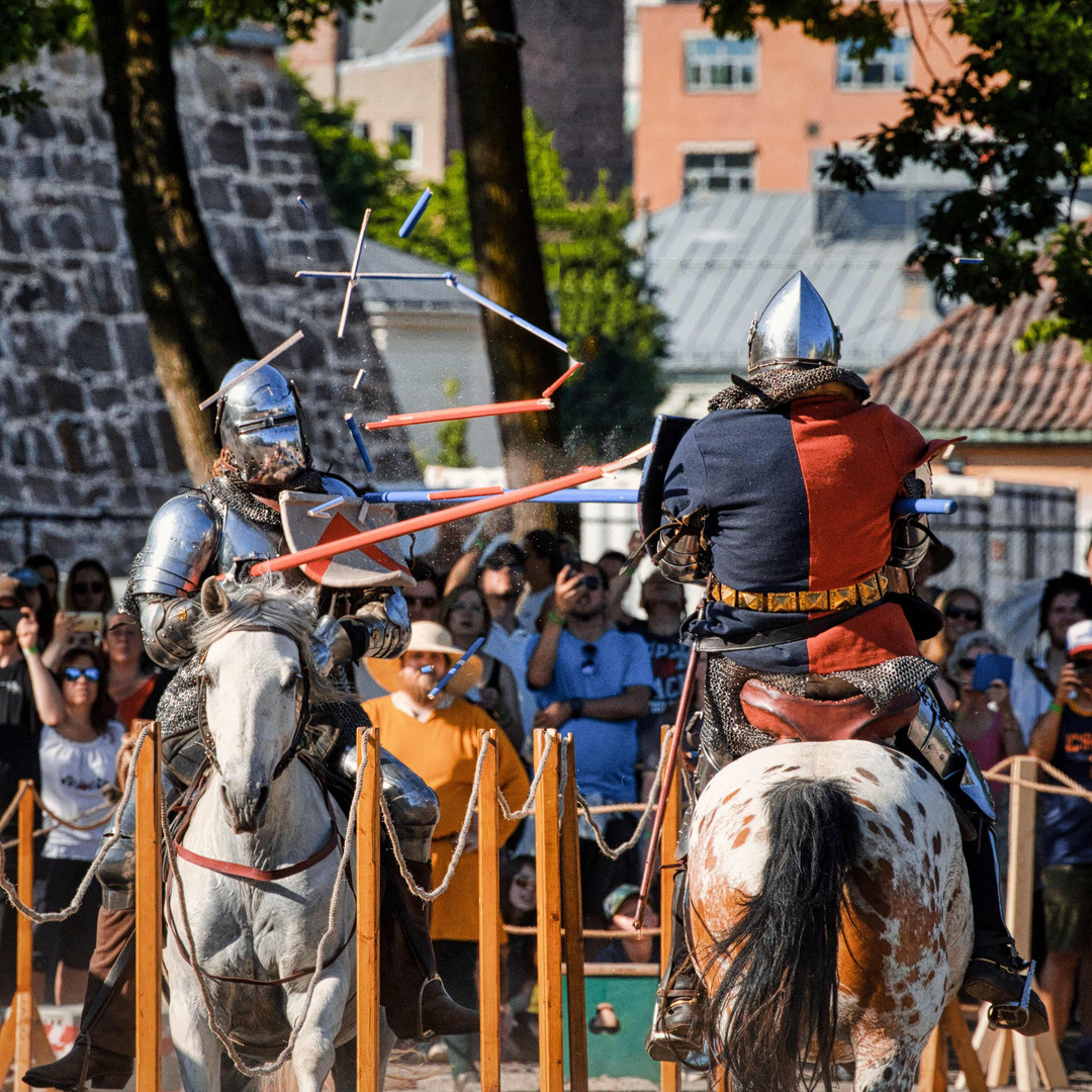 Tjost auf der Feste Akershus