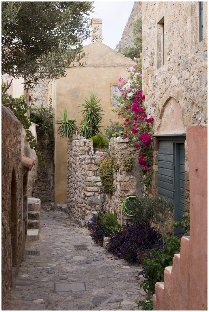 To explore the narrow streets of the fortress of Monemvasia.