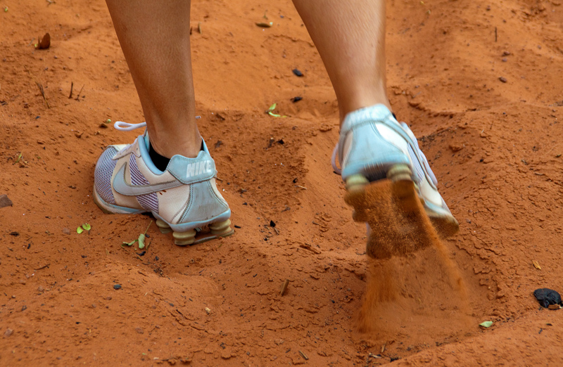 to walk in the desert