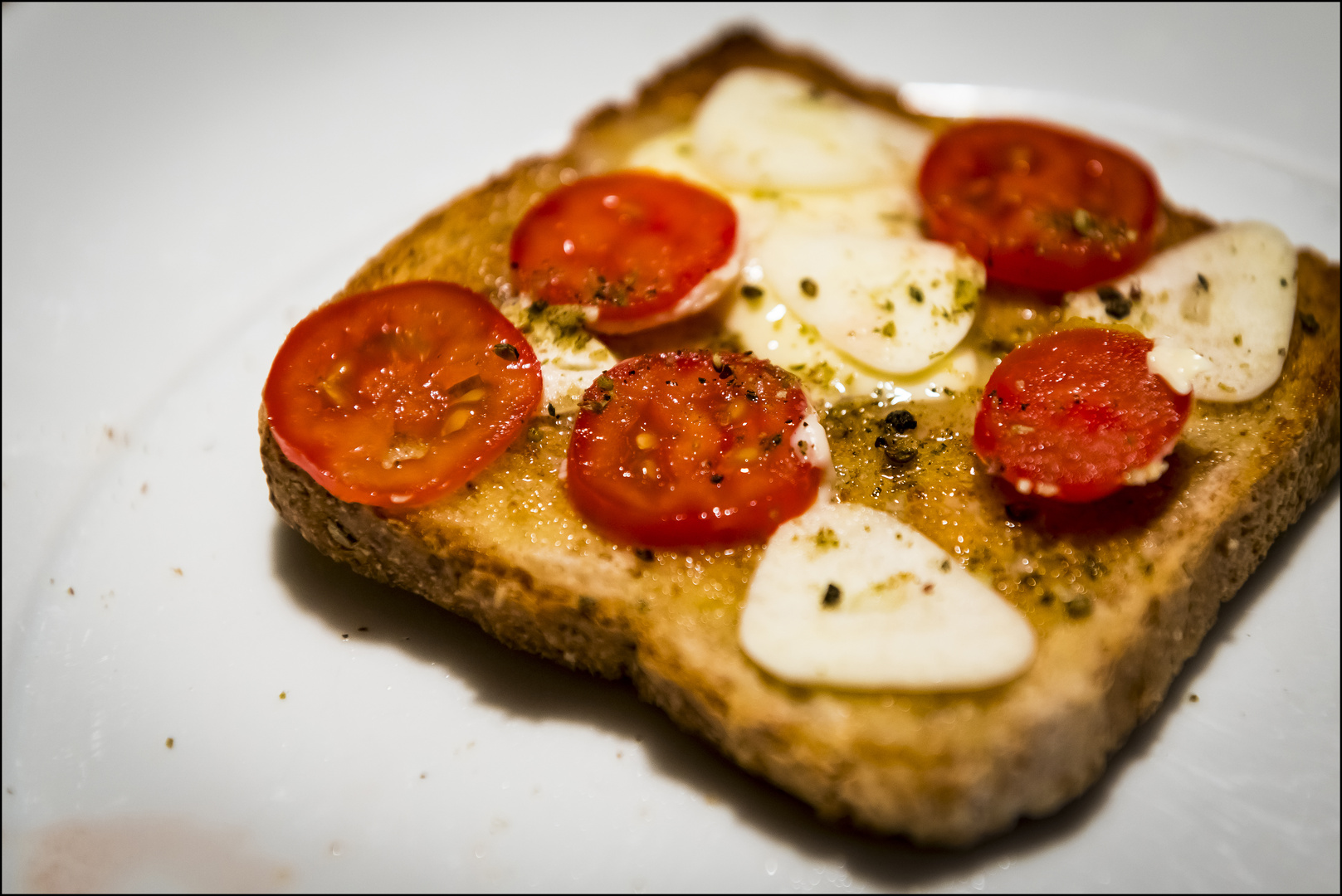 Toast caldo con...