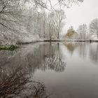 Tobelweiher im unerwarteten Winterkleid...