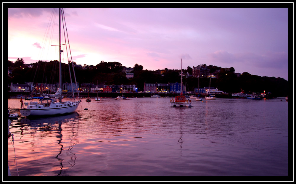 Tobermory am Abend.