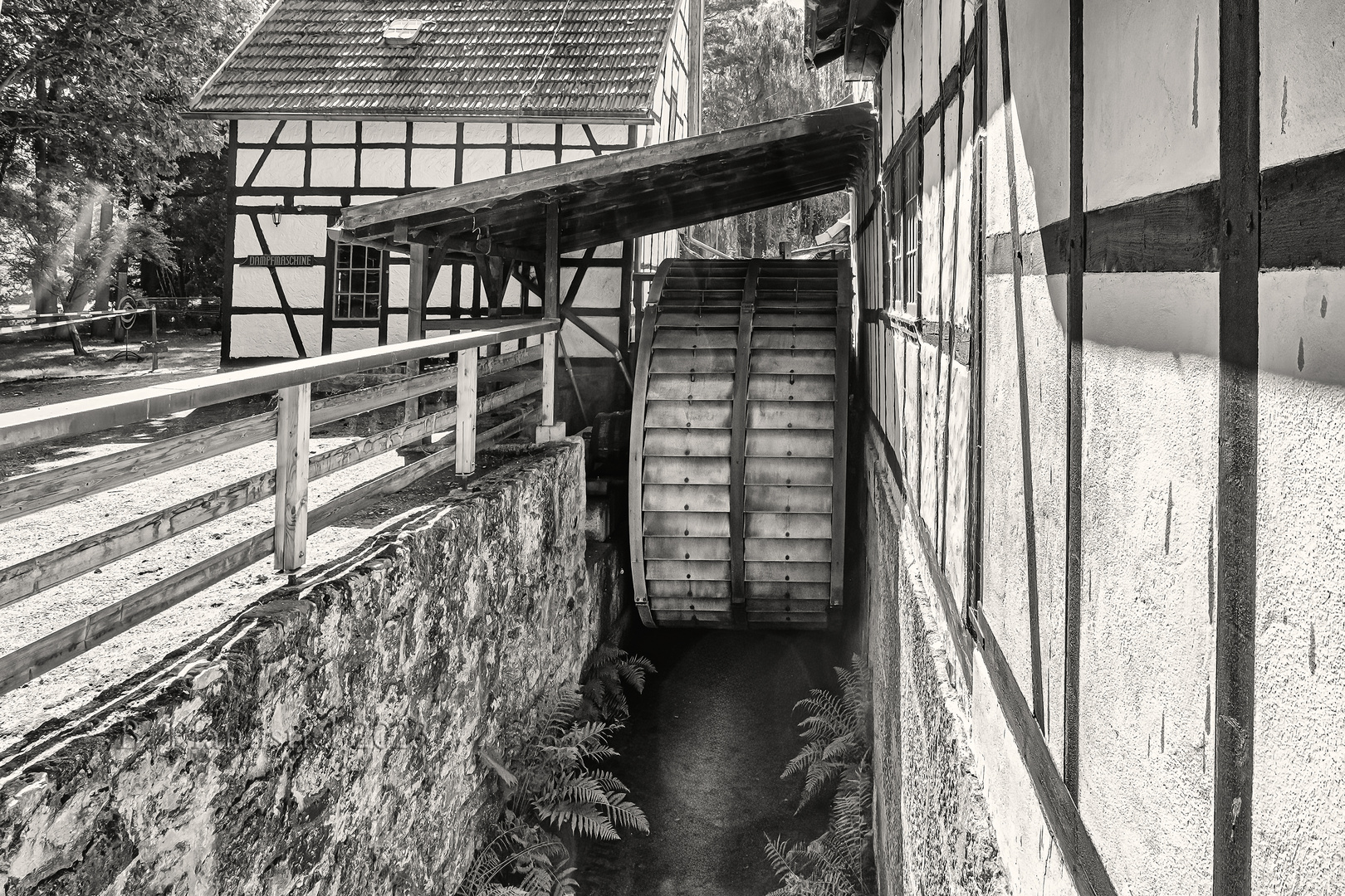 Tobiashammer Ohrdruf Wasserrad Walzwerk