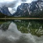 Toblacher See mit Spiegelung