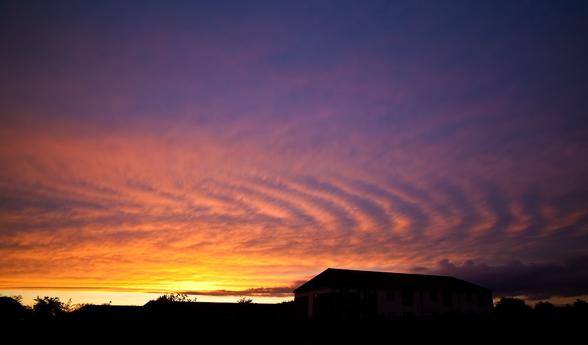 Todays sunset in Copenhagen