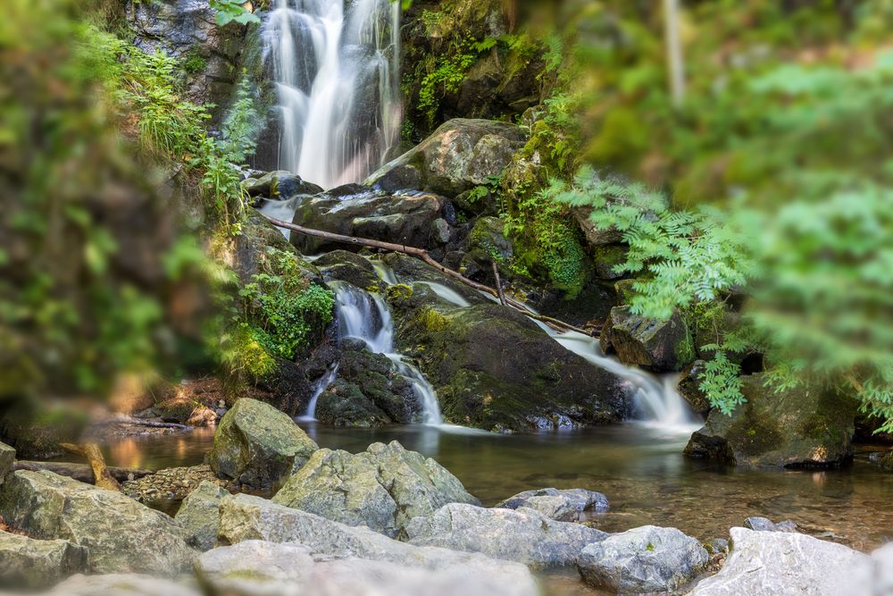 Todtnauer Wasserfall im mittleren Bereich