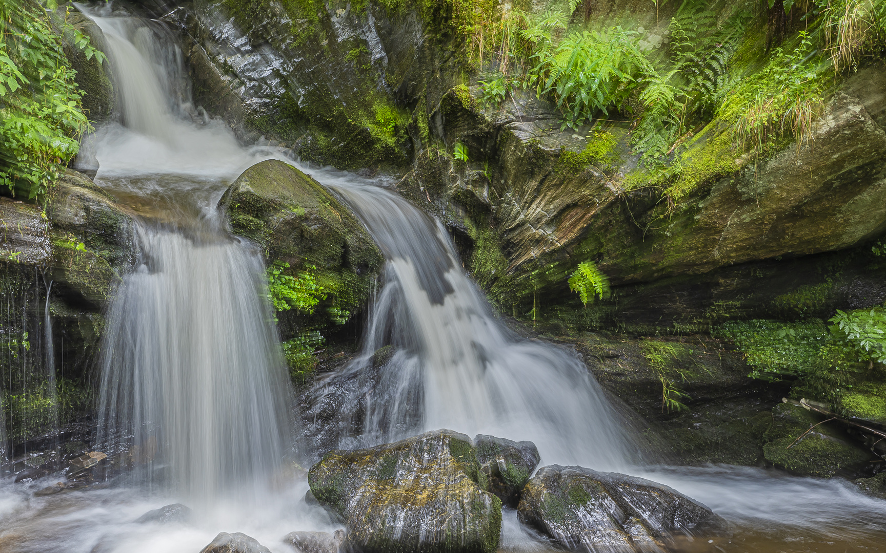 Todtnauer Wasserfall, verstrahlt