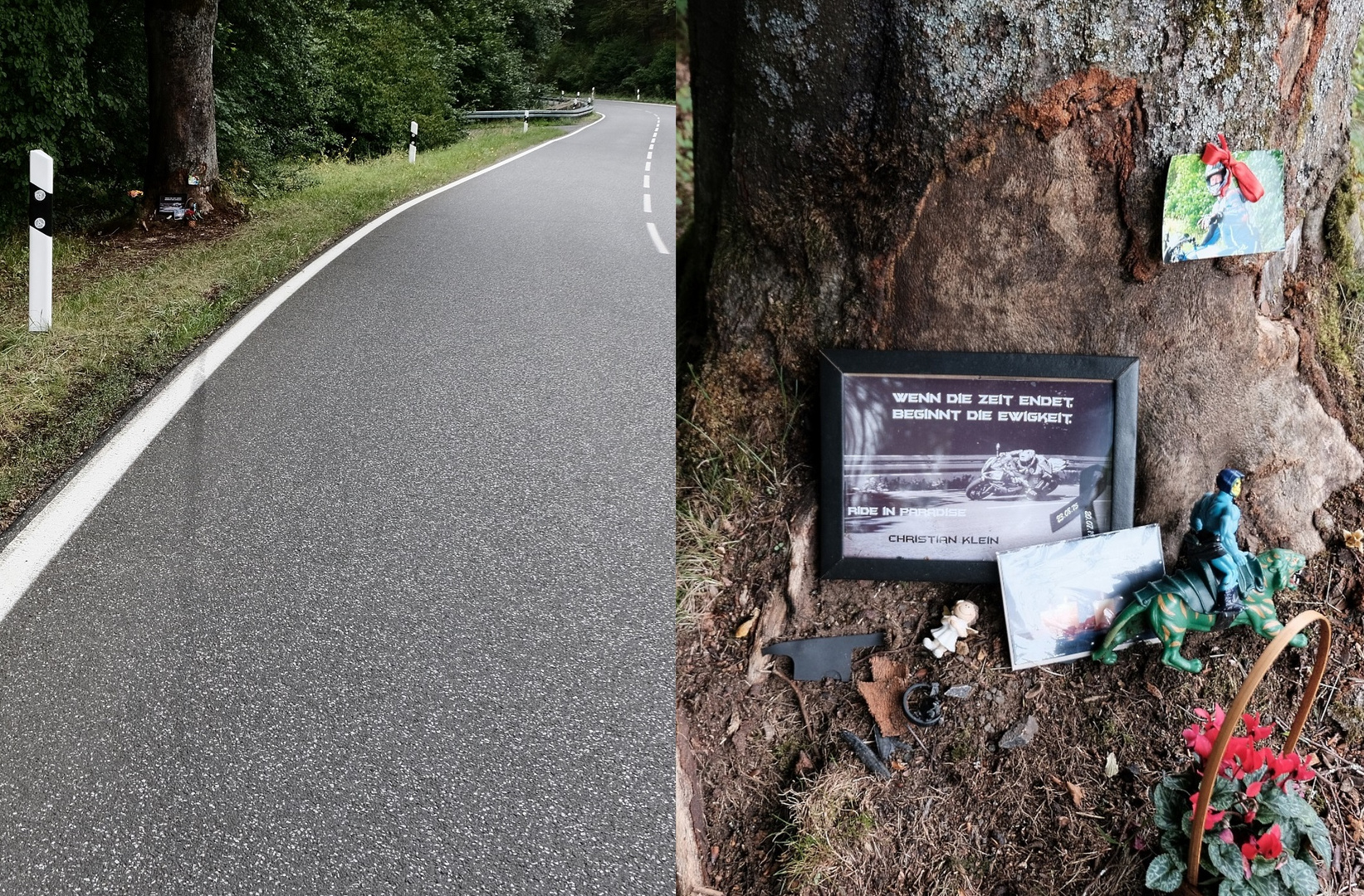 Tödlicher Motorrad Unfall auf der B276 Laubach Schotten. Leben oder Tod ?