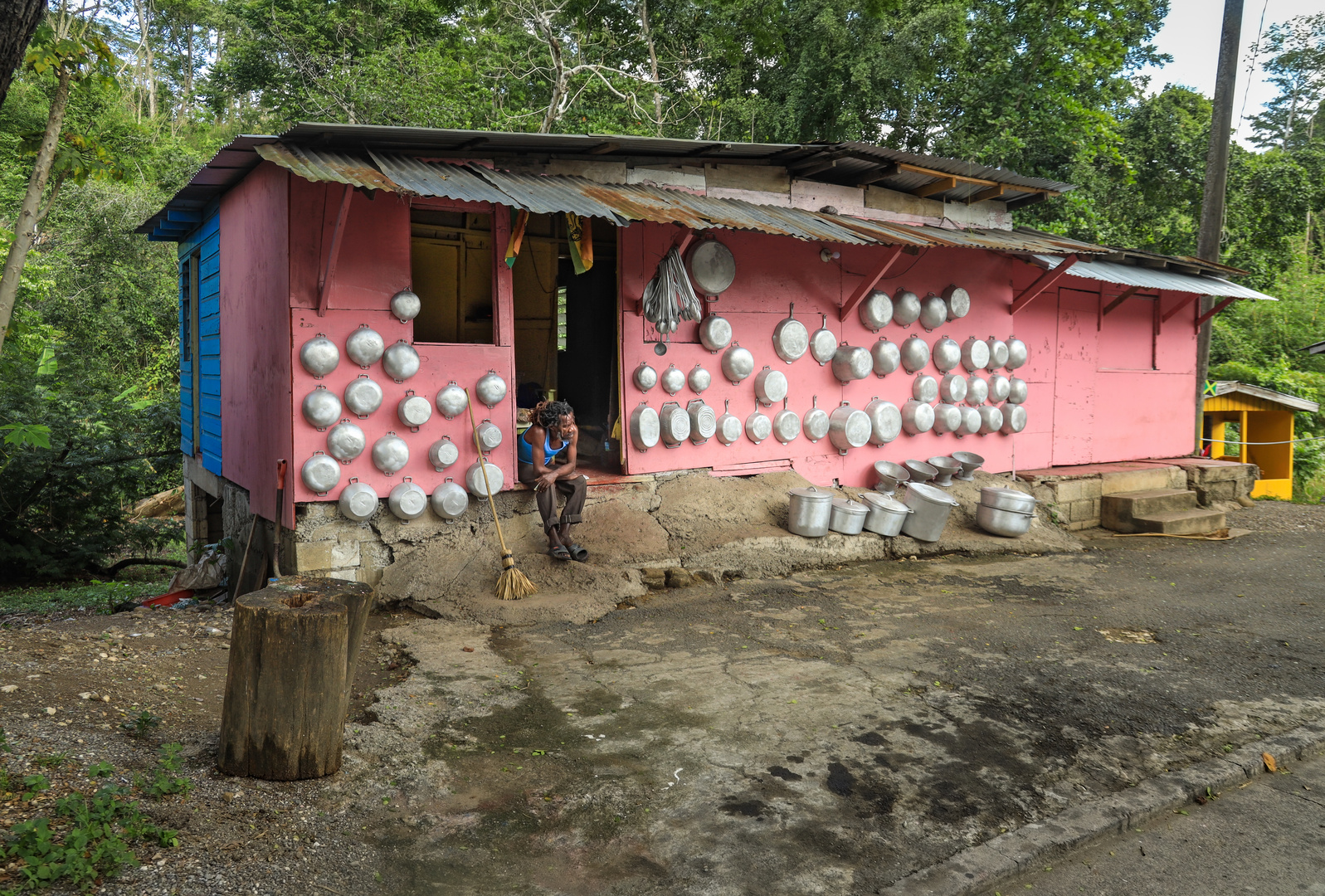 Töpfer auf Jamaica