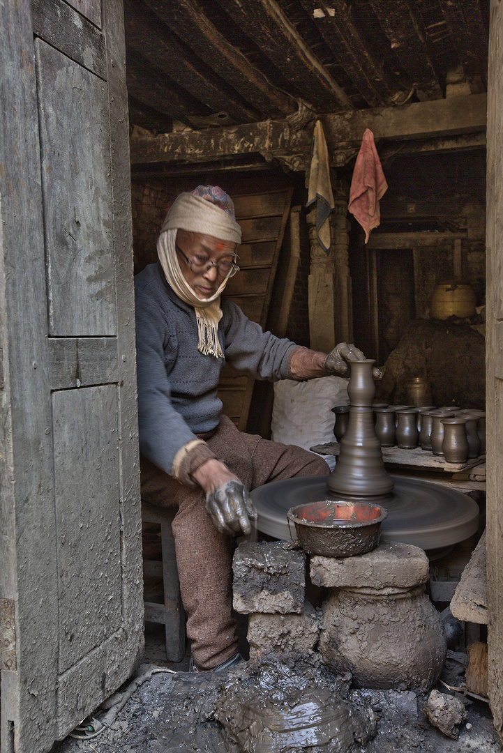 Töpfer in Bhaktapur