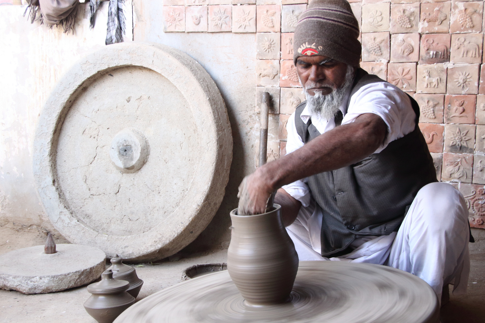 Toepferwekstatt, Indien I