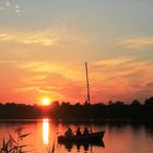 Törn in den Sonnenuntergang am Olbasee