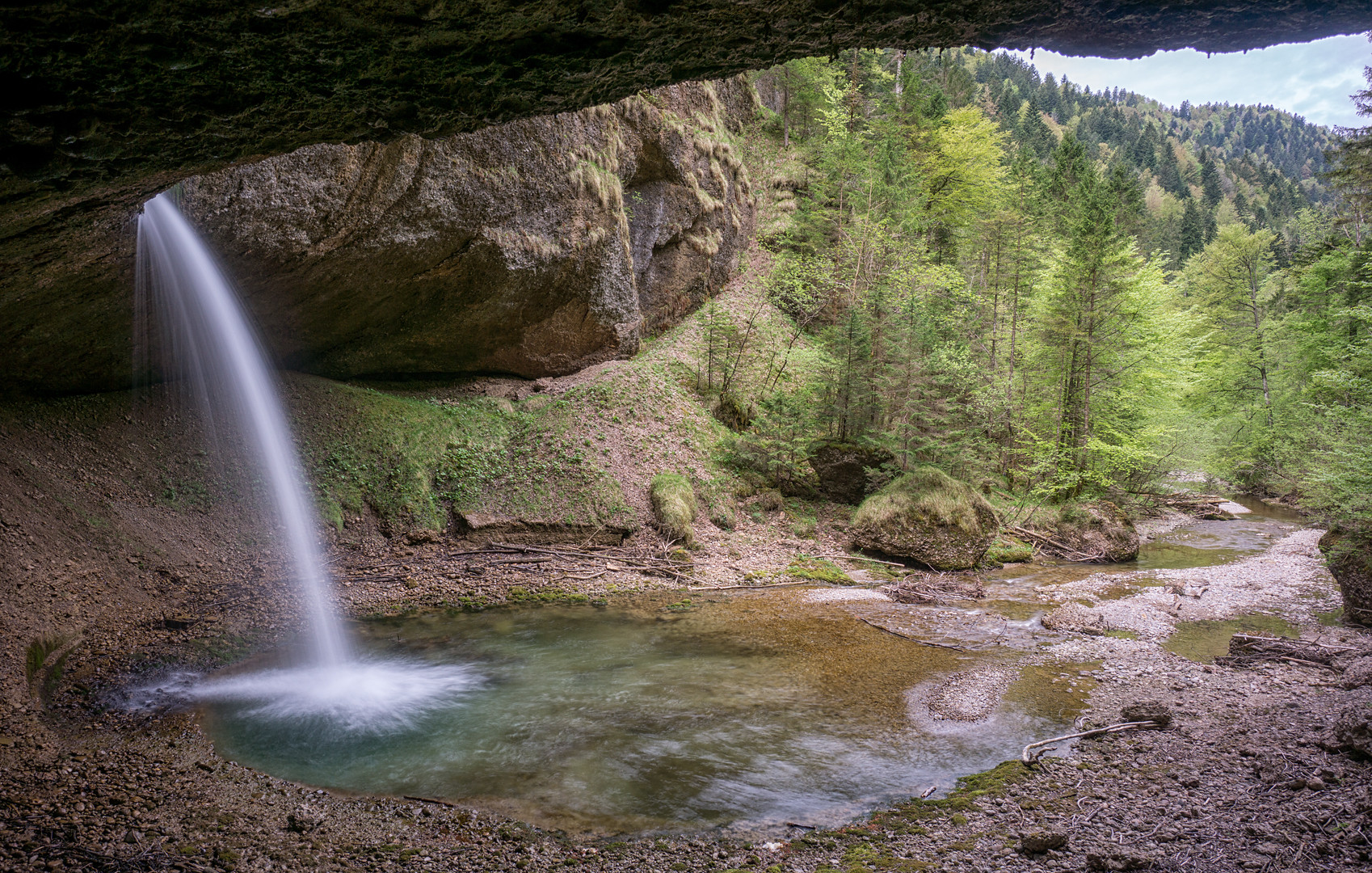 Tösswasserfall bei Tössscheidi