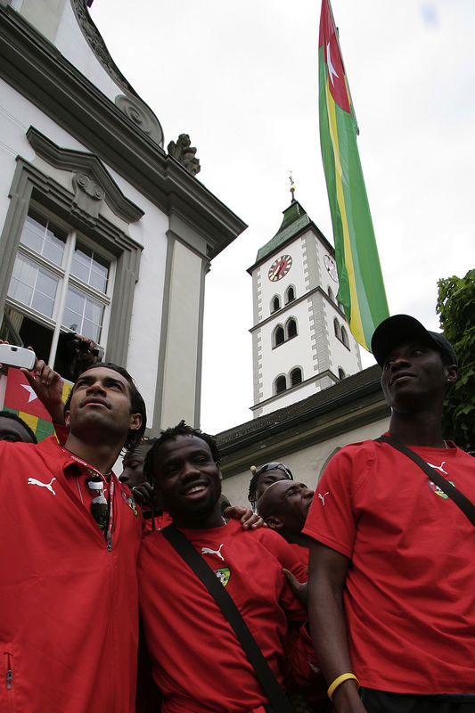 TOGO Nationalteam FIFA WM 2006 in Wangen im Allgäu