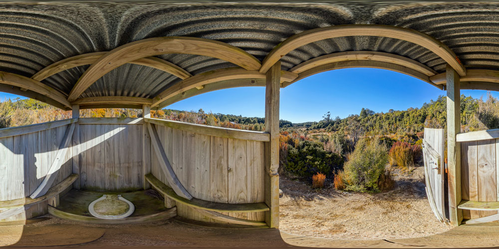 Toilet, Moa Park, Abel Tasman National Park, New Zealand