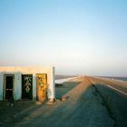 Toilette auf dem „Chott el Jerid“