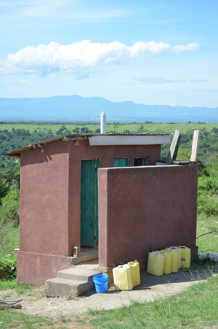 Toilette in der Wildnis