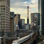 Tokio - Einfahrt nach Shiodome 