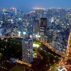 Tokyo Hamamatsucho from up at Night