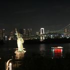 Tokyo - Rainbow-Bridge, Sicht von Aqua-City