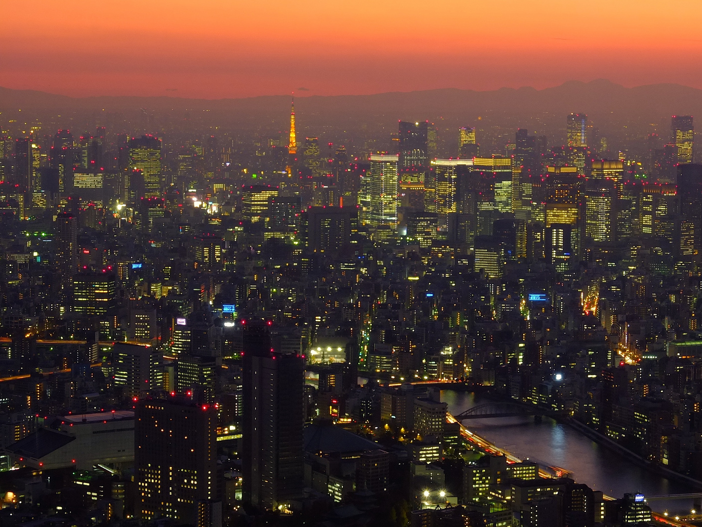 Tokyo seen from Skytree