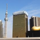 Tokyo Skytree und Asahi Hauptgebäude