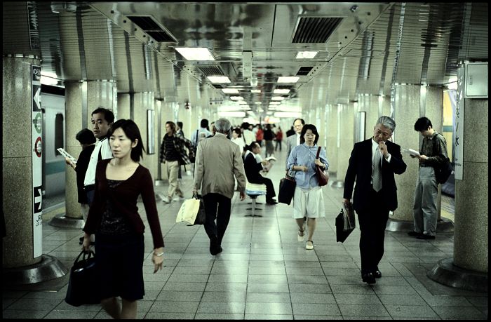 Tokyo Subway, September 2001