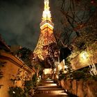 Tokyo Tower und Garten