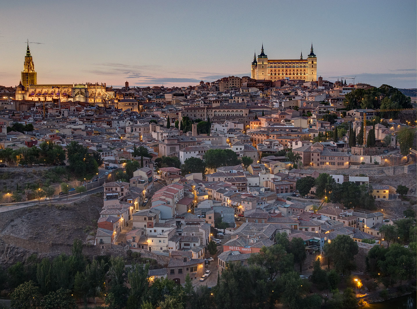 Toledo in der Abenddämmerung