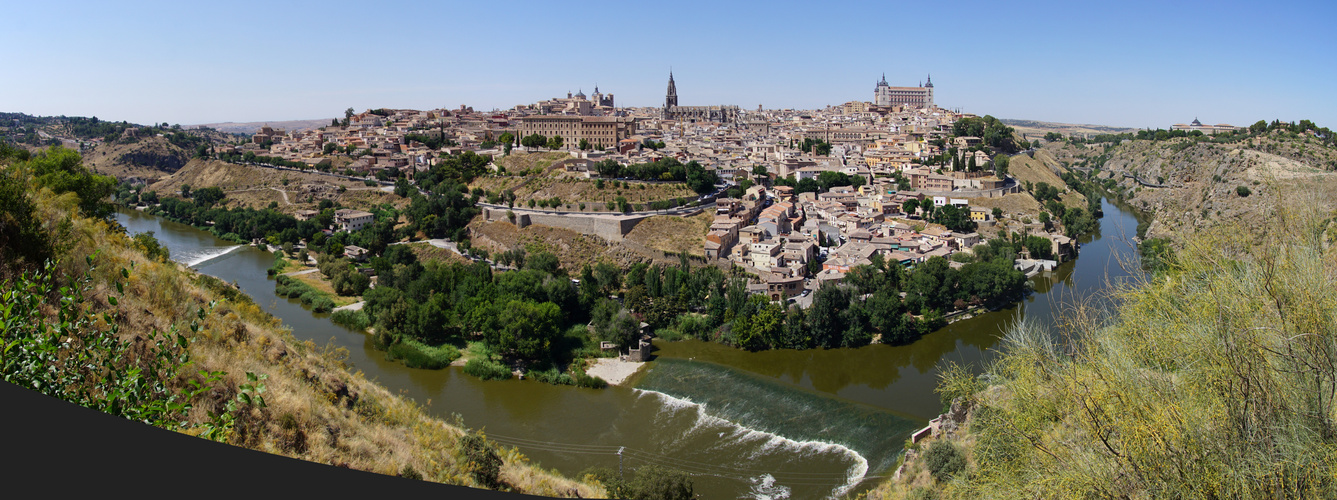 Toledo über dem Río Tajo