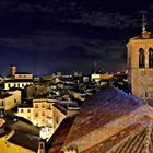 Toledo über den Dächern bei Nacht