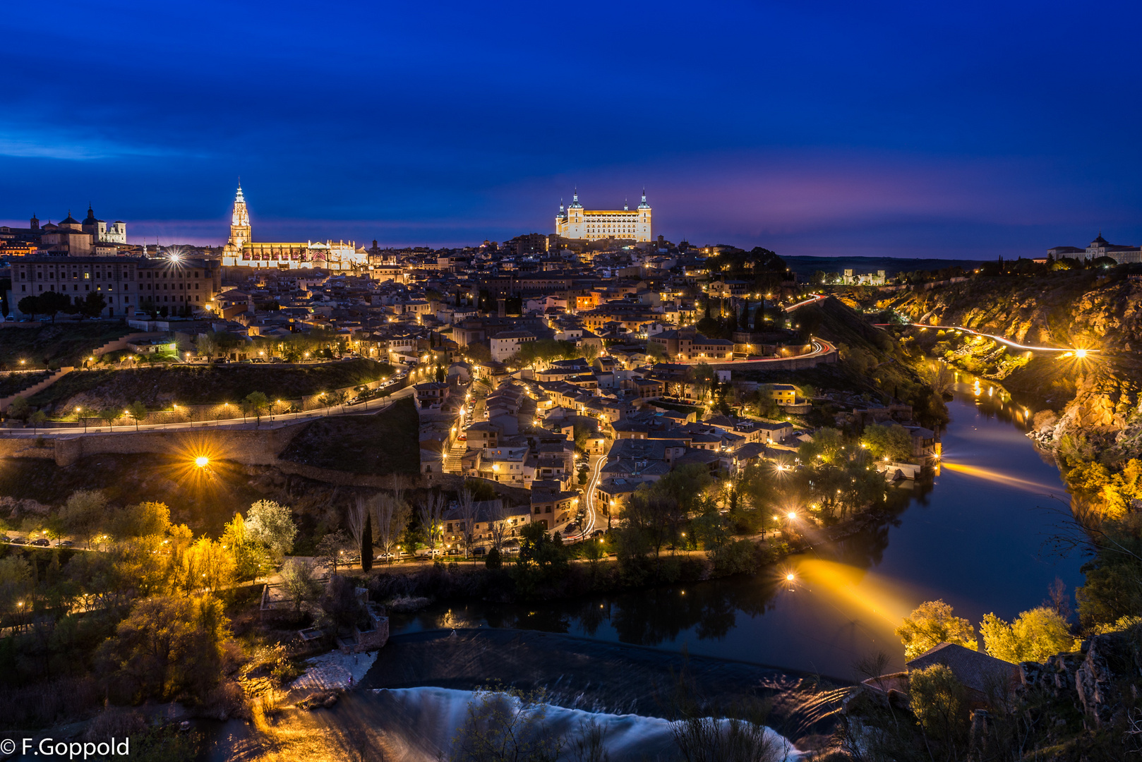 Toledo zur blauen Stunde