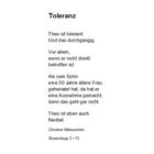 Toleranz BS 3 - 13