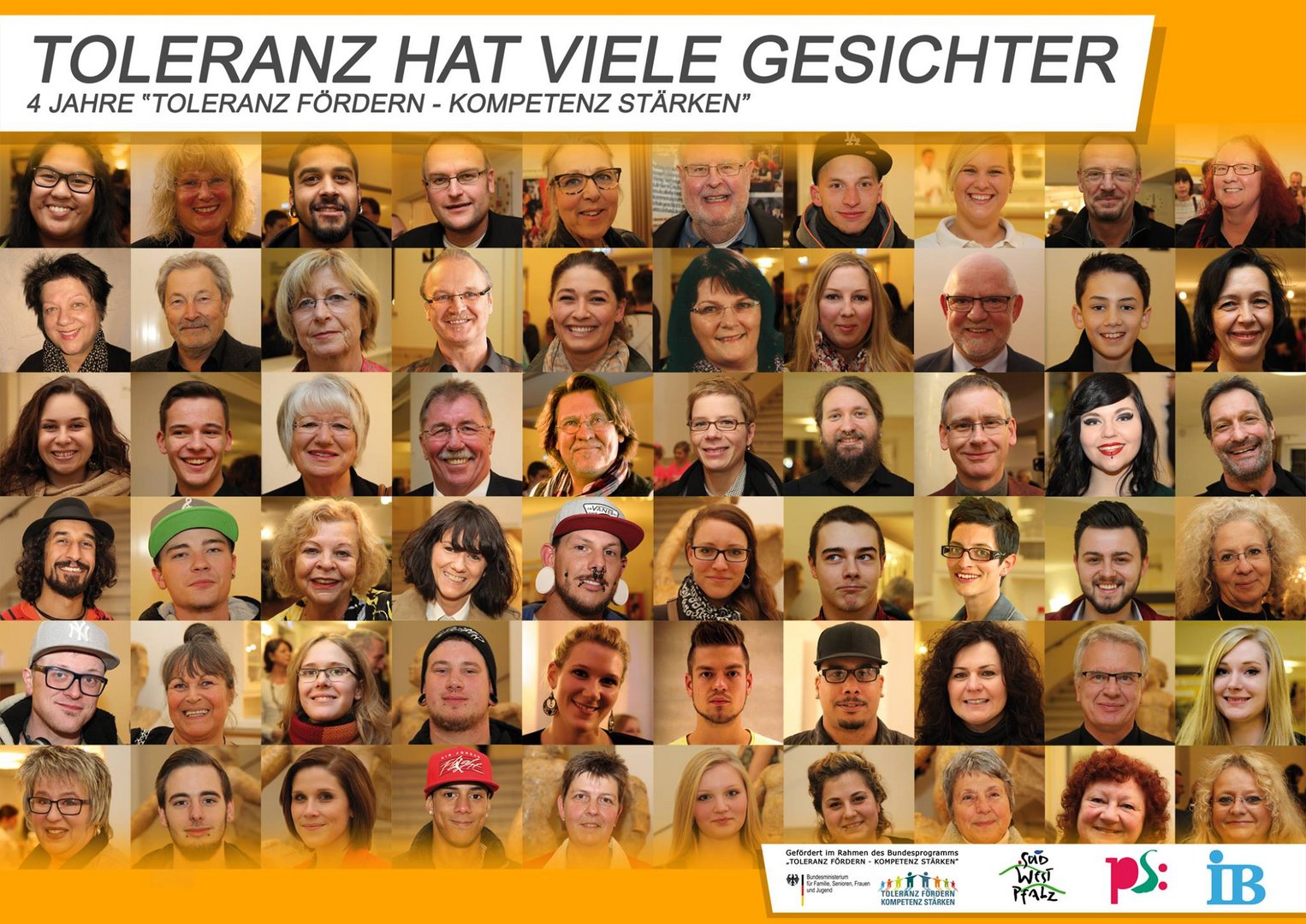 "TOLERANZ HAT VIELE GESICHTER" - Plakataktion