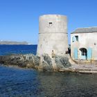 Tollare und Ile de la Giraglia im blauen Mittelmeer