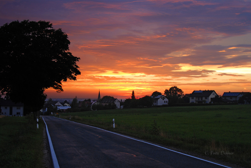 …tolle Abendstimmung…