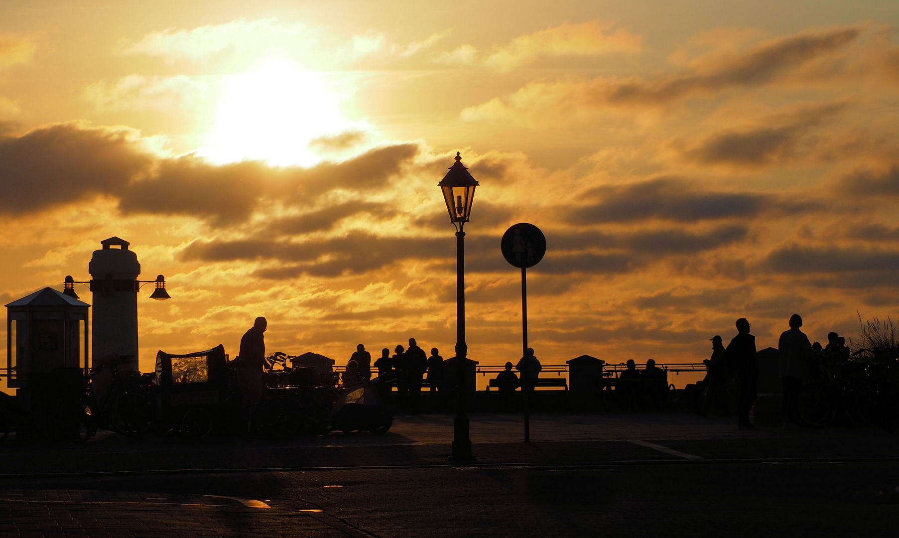 Tolle Abendstimmung … auf Borkum…