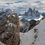 Tolle Ausblicke hat man beim Aufstieg zum Dürrenstein 2839 m.