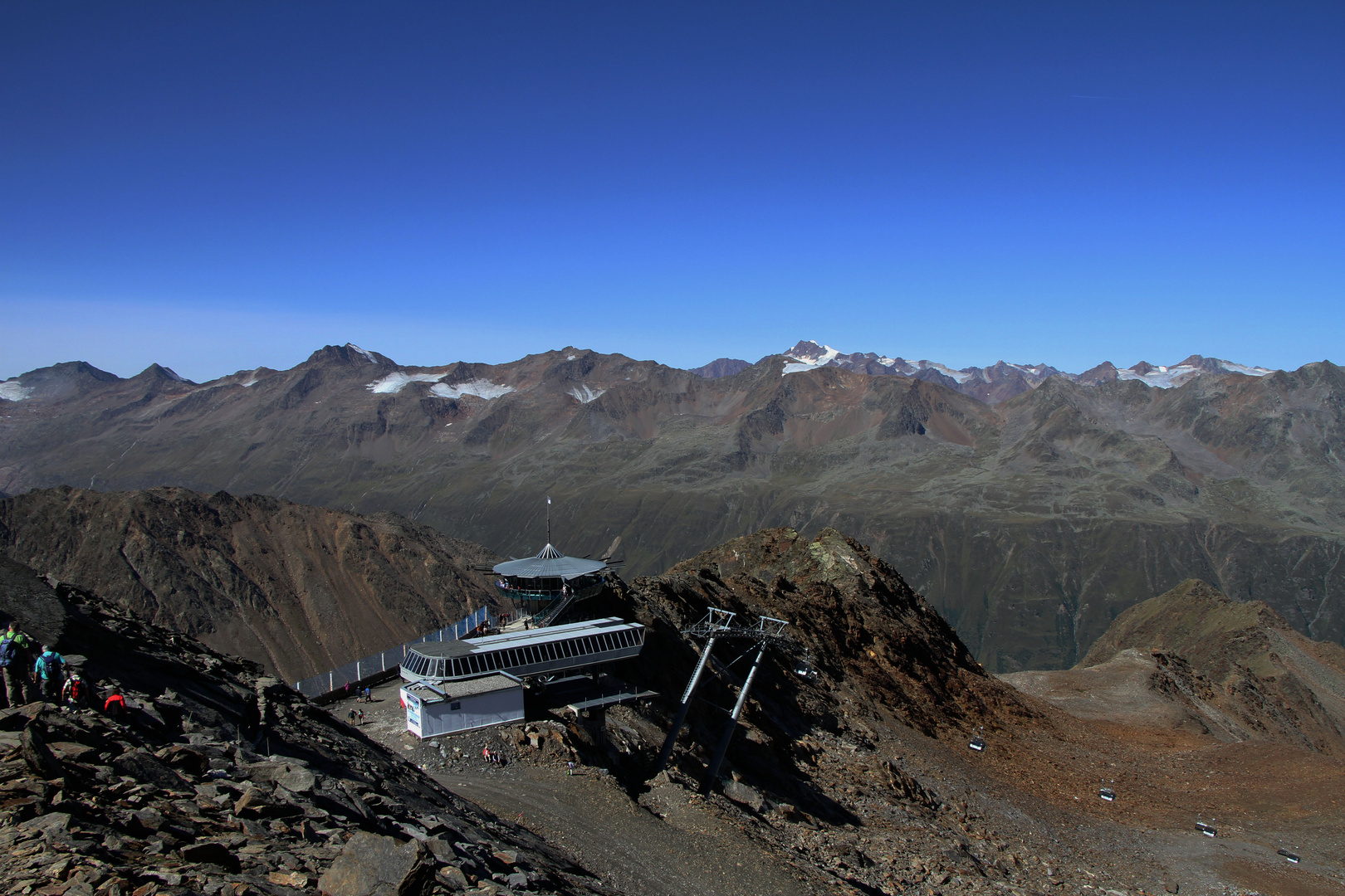 Tolle Aussicht auf die Aussichtsplattform