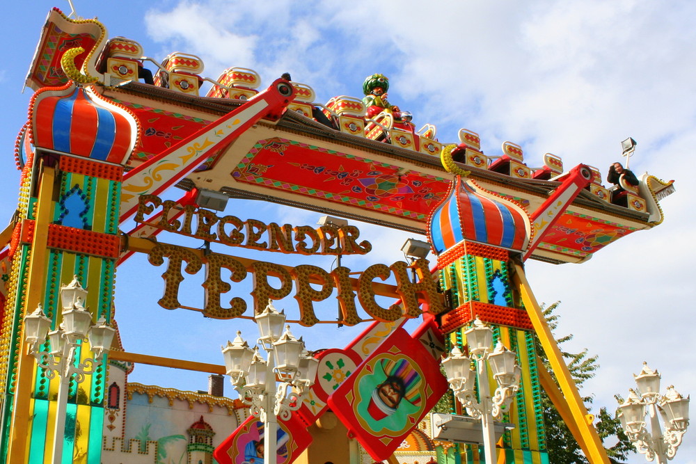 Tolle Aussicht auf die Kirmes in Bad Neuenahr!