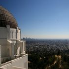 tolle aussicht vom griffith observatory auf down town