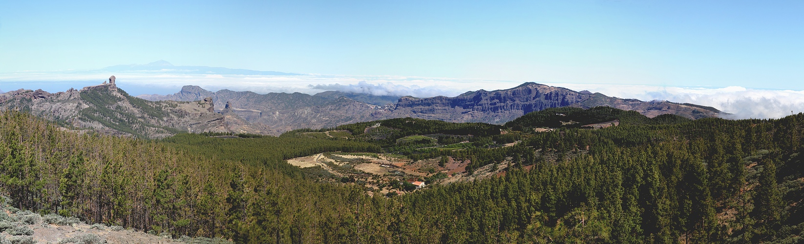 Tolle Aussicht vom Pico de las Nieves.