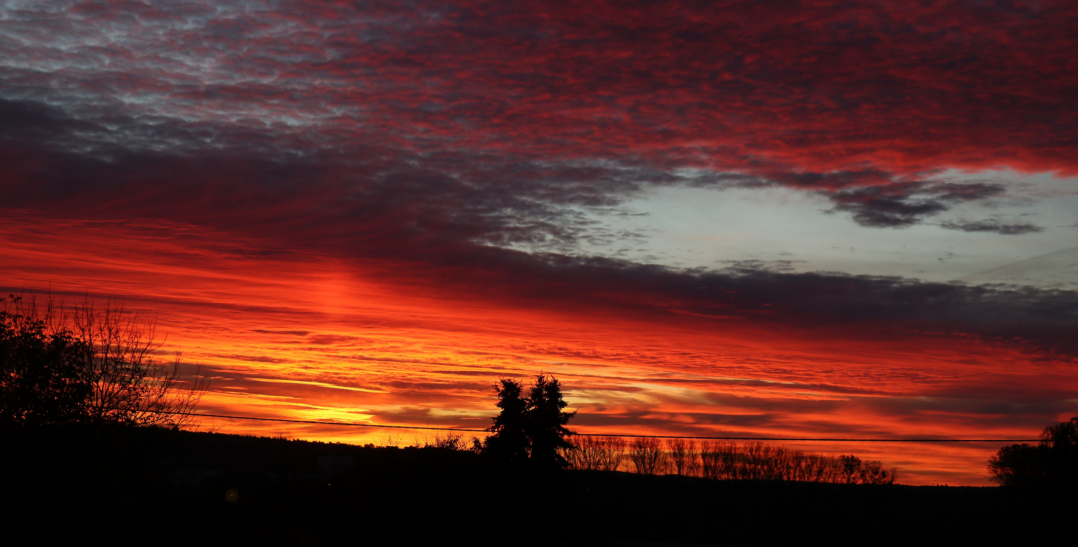 tolle Farben am Morgen