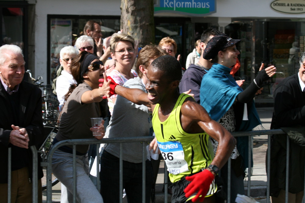 Tolle Stimmung beim Hansemarathon 27.04.2008