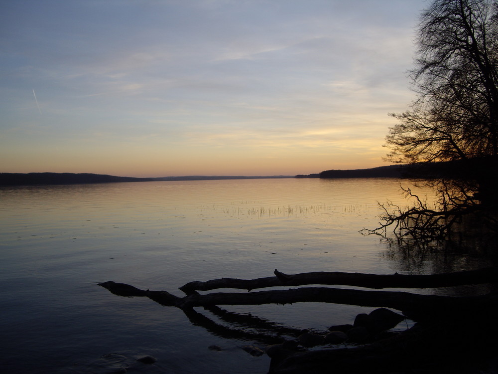 Tollensesee am Abend