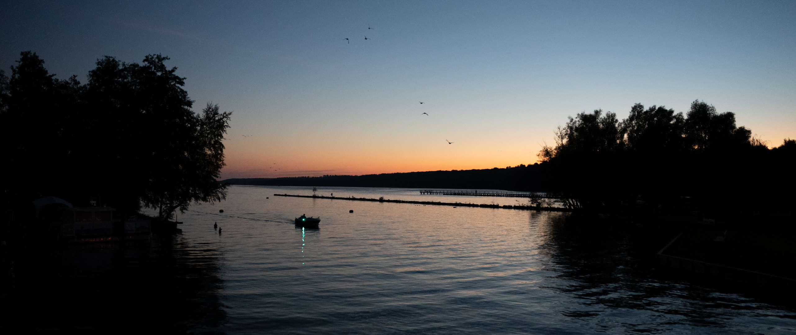 Tollensesee Neubrandenburg Sonnenuntergang