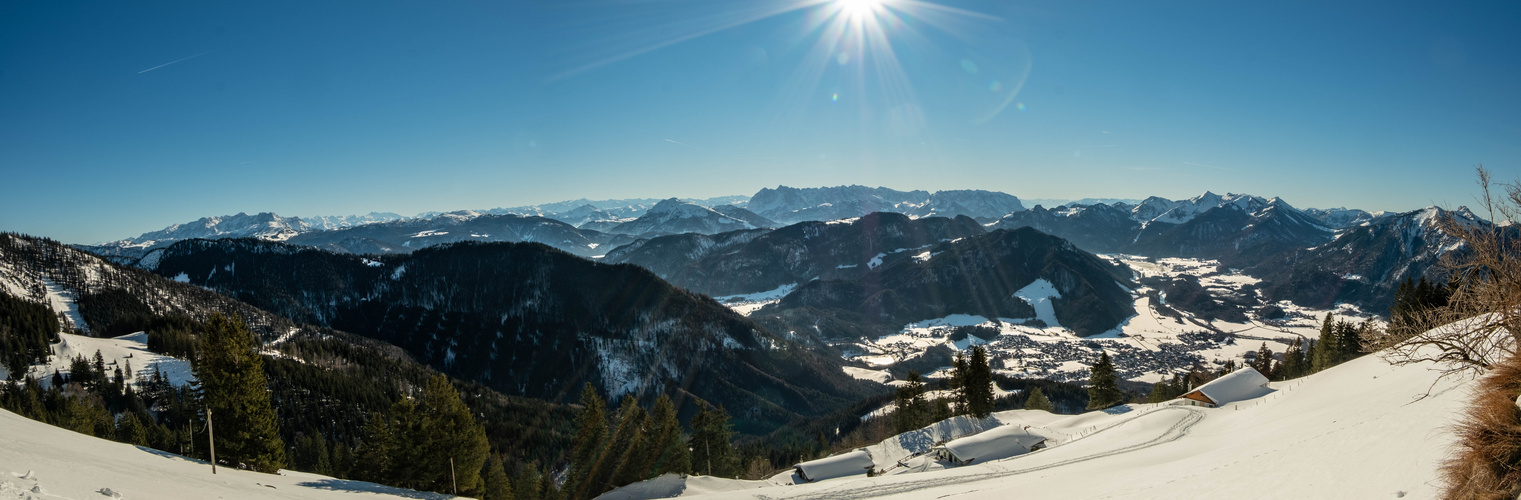 Toller Ausblick vom Hochgernhaus